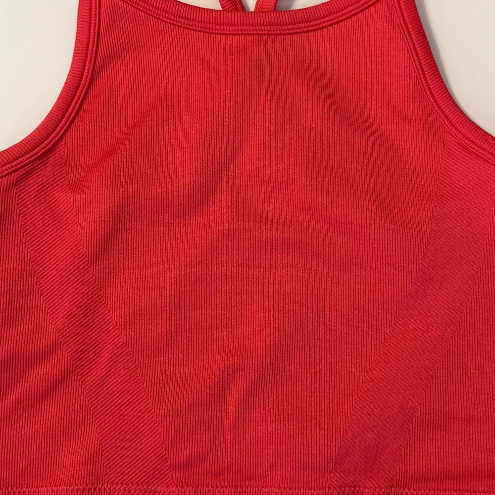 all in motion Bright Hawaiian Punch Pink Ribbed Athletic Tank